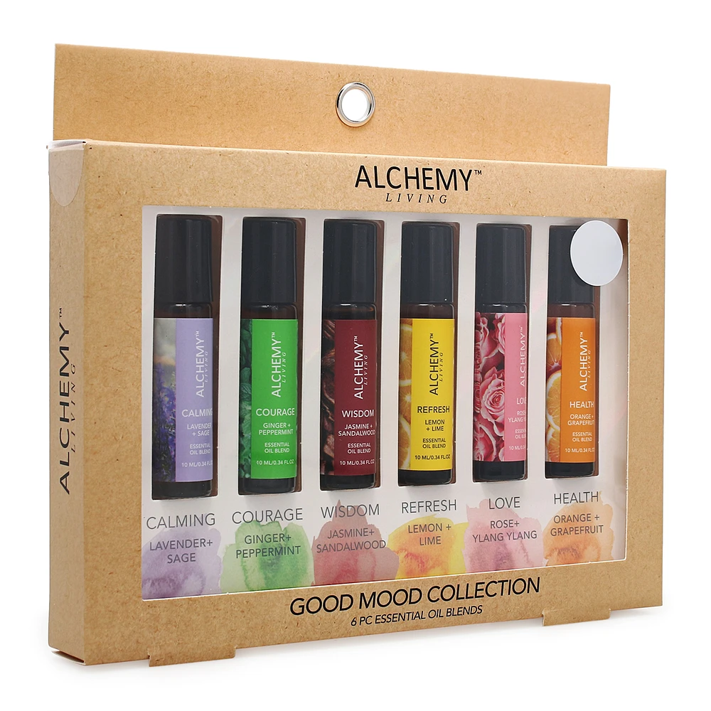 alchemy living™ essential oils good mood collection 6-piece set