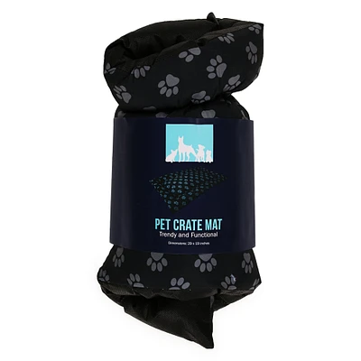 pet printed crate mat 29in x 19in