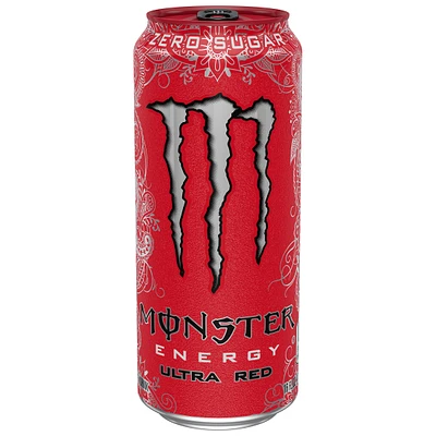 monster energy drink - ultra red 16oz