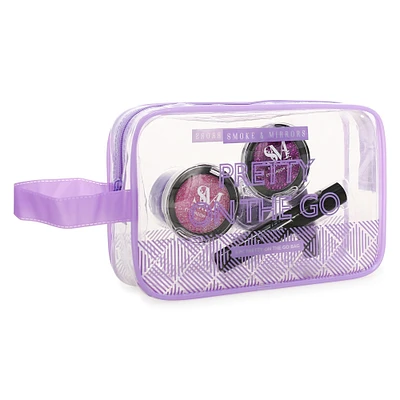 smoke & mirrors makeup on-the-go beauty bag 6-piece set