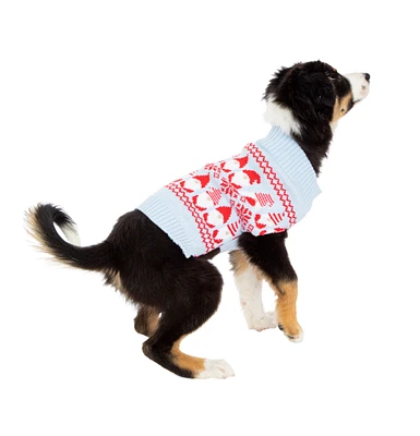 cute holiday pet sweater - team santa