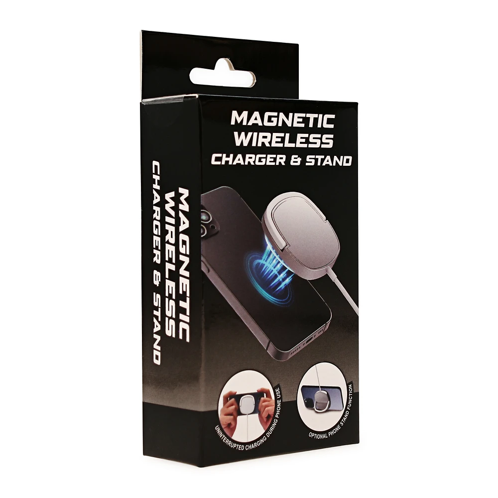 magnetic wireless charger & stand