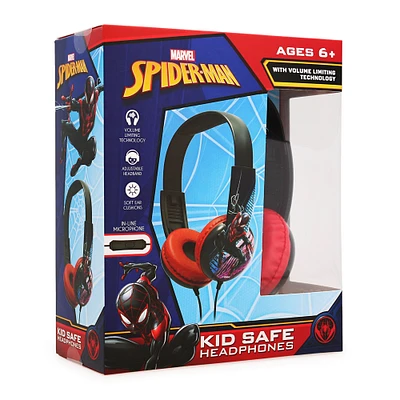 marvel® spider-man™ kid-safe headphones