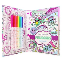 pugicorns and friends coloring book