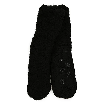reversible sherpa slipper socks