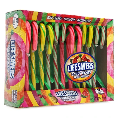lifesavers® fruity variety candy canes 12-count