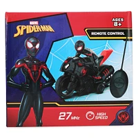marvel® spider-man™ miles morales motorbike remote control toy