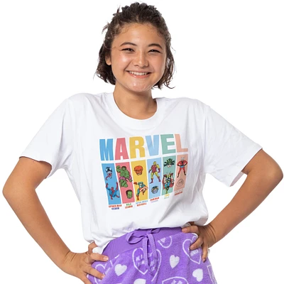 marvel® heroes & villains graphic tee