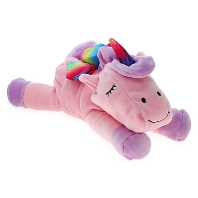 rainbow unicorn plush toy 12.5in
