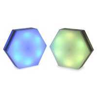 hexalites multi-color touch-activated LED mood lights 2-pack