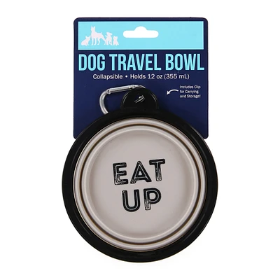 collapsible travel pet bowl 12oz