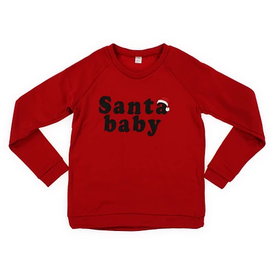 juniors 'santa baby' sweatshirt