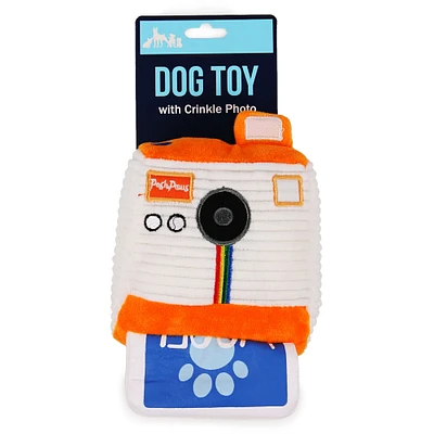 retro 80's plush dog toy