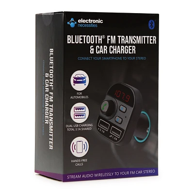 bluetooth® FM transmitter & car charger