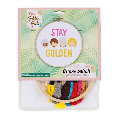 the golden girls™ cross stitch kit - stay golden