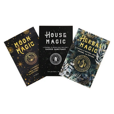 the magic book bundle: herbal magic, house magic, moon magic