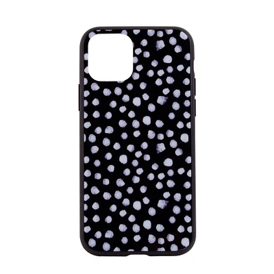 iPhone 12/iPhone 12 Pro tempered glass phone case - dots