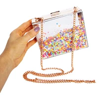 make your own glitter purse DIY kit