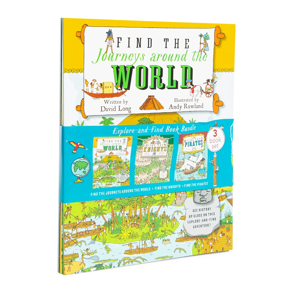 explore & find kid's book bundle, 3-book set