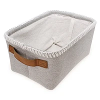 whipstitch fabric storage bin 8in x 12in