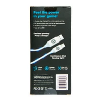LED gaming controller cable for ps5, xbox series x, switch