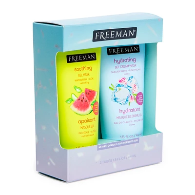 freeman® face mask duo - soothing/hydrating