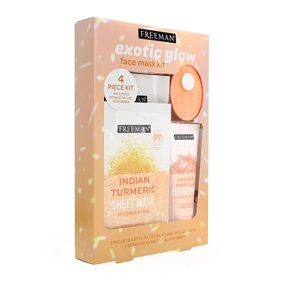 freeman® exotic glow face mask kit