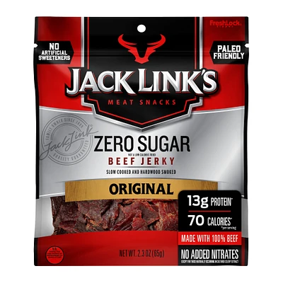 Jack Link's Zero Sugar Beef Jerky 2.3oz