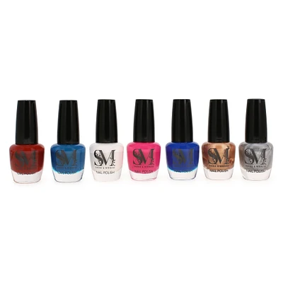 smoke & mirrors 'glamorous nights' nail polish set 7-piece