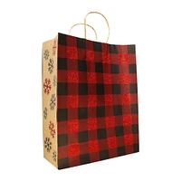 holiday xl large kraft bags 3-pack 12in x 15in