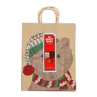 holiday xl large kraft bags 3-pack 12in x 15in