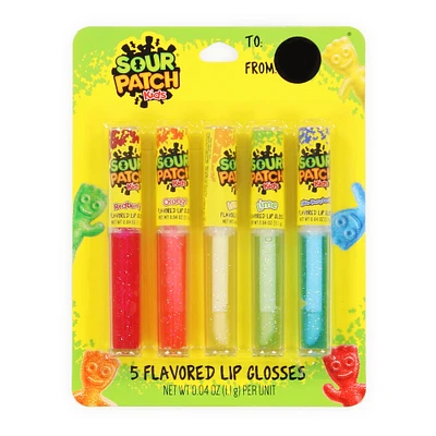 sour patch kids® flavored lip gloss 5-count