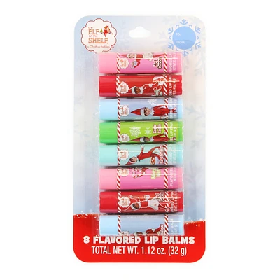 the elf on the shelf™ flavored lip balm 8-count