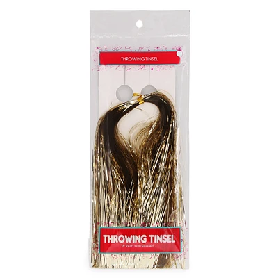 holiday throwing tinsel 1000 strands, 18in
