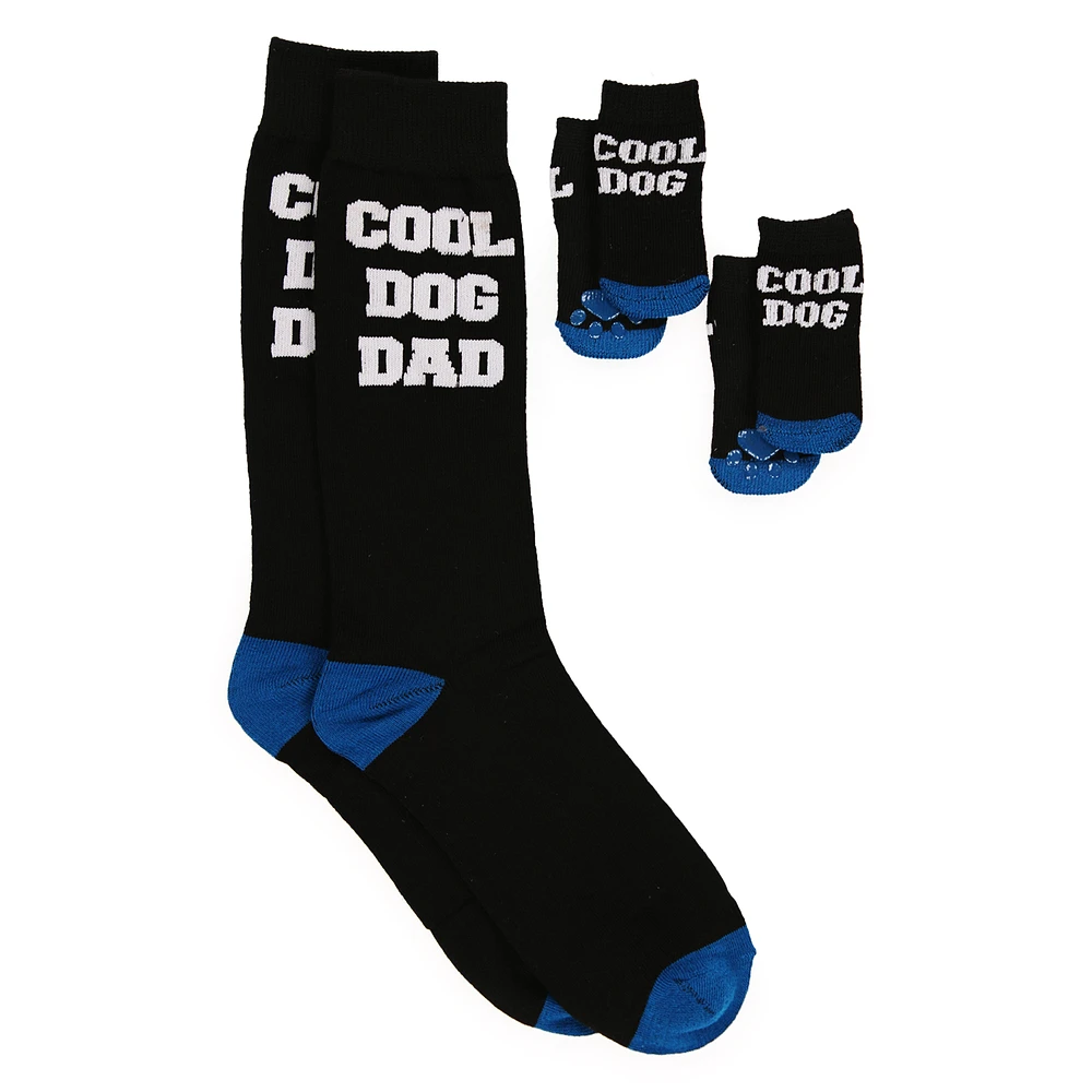 cool pet & owner matching socks set