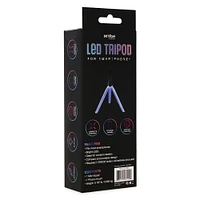 LED tripod for smartphones