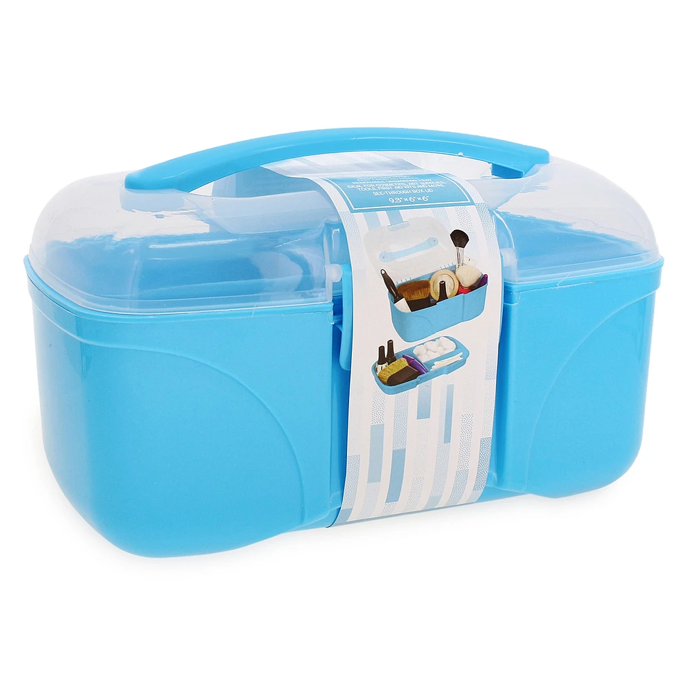 storage box with flip-top lid