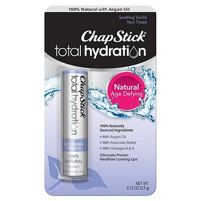 chapstick® total hydration natural age defying - soothing vanilla 0.12oz