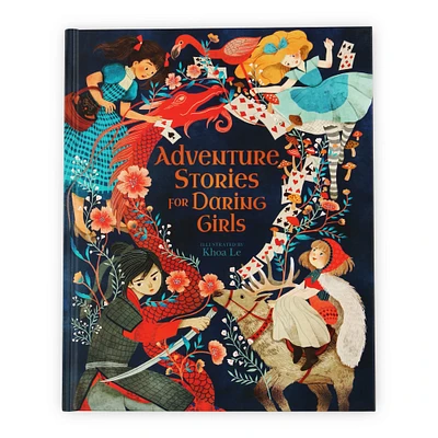 adventure stories for daring girls, illustrated by khoa le