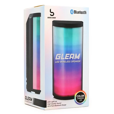 gleam color-changing LED bluetooth® speaker
