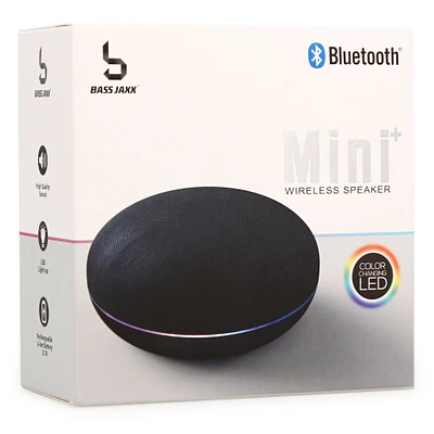 mini+ bluetooth® wireless speaker with color-change LED