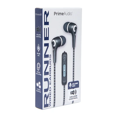 runner wired plug-in earbuds