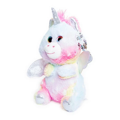 sparkly unicorn stuffed animals with wings 10in