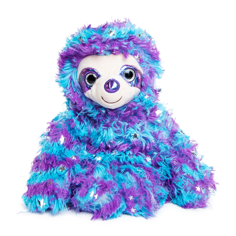 fuzzy sloth stuffed animal 10in