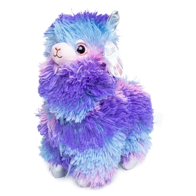 colorful plush llama stuffed animal