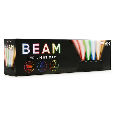 beam wireless multicolor LED light bar 10in