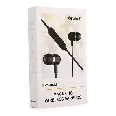 magnetic bluetooth® bass boost earbuds with in-line mic