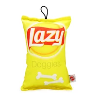 lazy chips dog toy