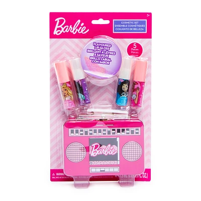 barbie® lip gloss 4-pack with tin