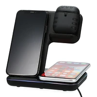 3 in 1 LED wireless charging pad & phone stand